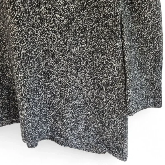 Pure Jill Womens Black & White Knit Asymmetrical Hem Sweater Small - Picture 6 of 10